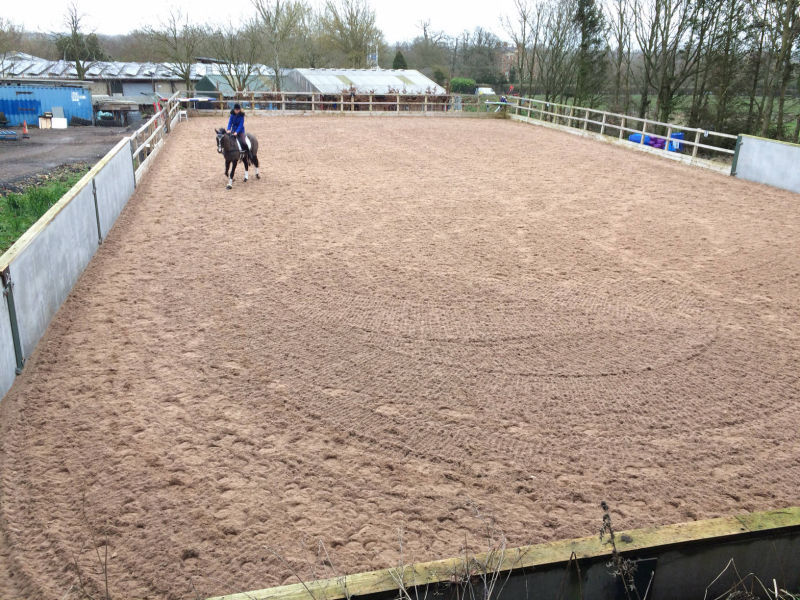 sand school at oxford equestrian